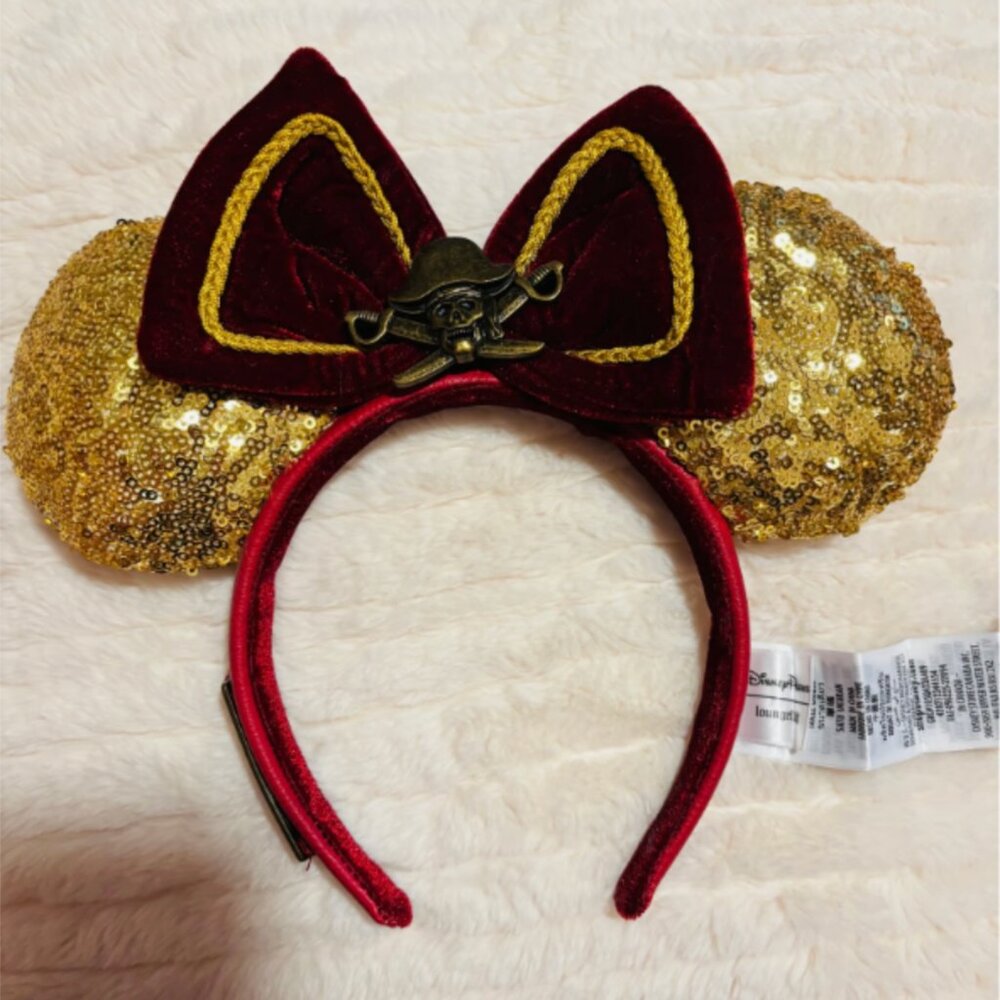 RARE Disney Pirates of the Caribbean Mickey Minnie Ears